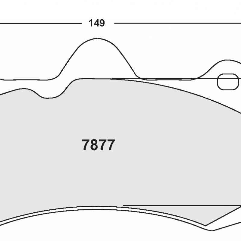 Fast road / track day compound. Street brake pads - Vauxhall VXR8 (AP kit)Front pad